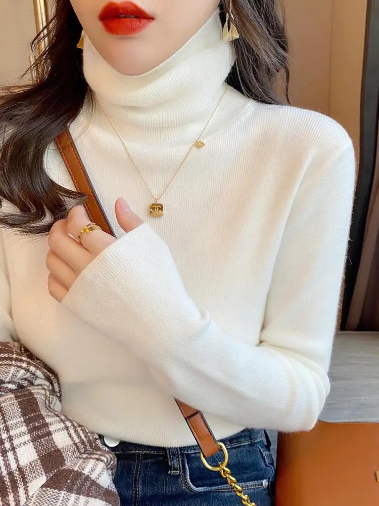 Basic Turtleneck Knit Jumper